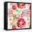 Pattern with Red Flowers-UyUy-Framed Stretched Canvas