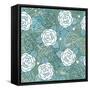 Pattern with Roses-Baksiabat-Framed Stretched Canvas