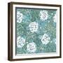 Pattern with Roses-Baksiabat-Framed Art Print