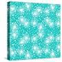 Pattern with Small Flowers, Pompoms or Snowflakes-tukkki-Stretched Canvas