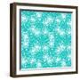 Pattern with Small Flowers, Pompoms or Snowflakes-tukkki-Framed Art Print