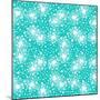 Pattern with Small Flowers, Pompoms or Snowflakes-tukkki-Mounted Art Print