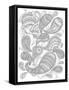 Pattern10-Neeti Goswami-Framed Stretched Canvas