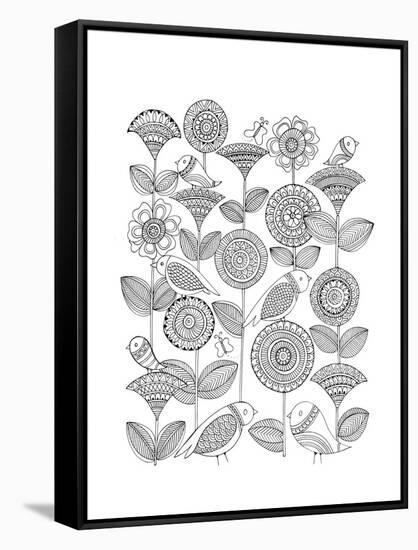 Pattern12-Neeti Goswami-Framed Stretched Canvas