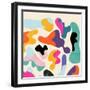 Pattern3 mid Bunt 11-Ana Rut Bre-Framed Photographic Print