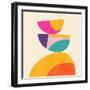 Pattern3 mid Bunt 4-Ana Rut Bre-Framed Photographic Print