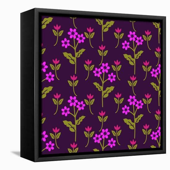 Pattern-elyomys-Framed Stretched Canvas