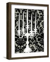 Patterned Candelabra II-Ethan Harper-Framed Art Print