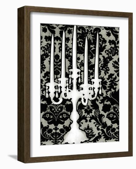 Patterned Candelabra II-Ethan Harper-Framed Art Print