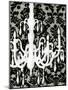 Patterned Chandelier II-Ethan Harper-Mounted Art Print