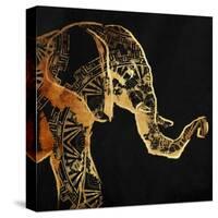 Patterned Elephant-OnRei-Stretched Canvas