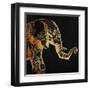 Patterned Elephant-OnRei-Framed Art Print