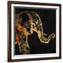 Patterned Elephant-OnRei-Framed Art Print