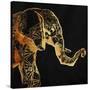 Patterned Elephant-OnRei-Stretched Canvas