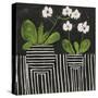 Patterned Floral - Duet-Susan Brown-Stretched Canvas