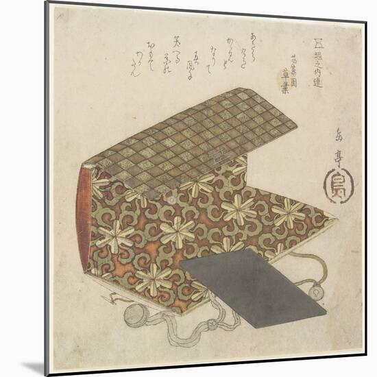 Patterned Folder for Horinouchi Circle, Mid 19th Century-Yashima Gakutei-Mounted Giclee Print