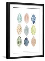 Patterned Leaves II-Grace Popp-Framed Art Print