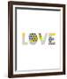 Patterned Love-Clara Wells-Framed Giclee Print