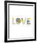 Patterned Love-Clara Wells-Framed Giclee Print