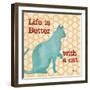 Patterned Pets Cat I-Paul Brent-Framed Art Print