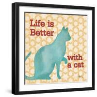 Patterned Pets Cat I-Paul Brent-Framed Art Print