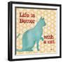 Patterned Pets Cat I-Paul Brent-Framed Art Print