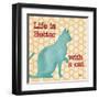 Patterned Pets Cat I-Paul Brent-Framed Art Print