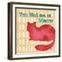 Patterned Pets Cat II-Paul Brent-Framed Art Print