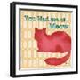 Patterned Pets Cat II-Paul Brent-Framed Art Print