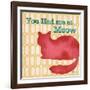 Patterned Pets Cat II-Paul Brent-Framed Art Print