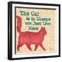 Patterned Pets Cat III-Paul Brent-Framed Art Print