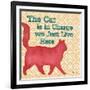 Patterned Pets Cat III-Paul Brent-Framed Art Print