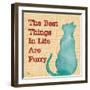 Patterned Pets Cat IV-Paul Brent-Framed Art Print