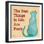 Patterned Pets Cat IV-Paul Brent-Framed Art Print