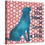 Patterned Pets Dog I-Paul Brent-Stretched Canvas