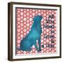 Patterned Pets Dog I-Paul Brent-Framed Art Print