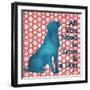 Patterned Pets Dog I-Paul Brent-Framed Art Print