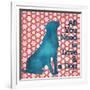 Patterned Pets Dog I-Paul Brent-Framed Art Print