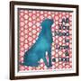 Patterned Pets Dog I-Paul Brent-Framed Art Print