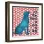 Patterned Pets Dog I-Paul Brent-Framed Art Print