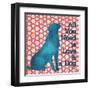 Patterned Pets Dog I-Paul Brent-Framed Art Print