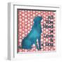 Patterned Pets Dog I-Paul Brent-Framed Art Print