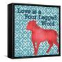 Patterned Pets Dog II-Paul Brent-Framed Stretched Canvas