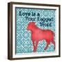 Patterned Pets Dog II-Paul Brent-Framed Art Print