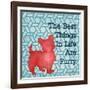 Patterned Pets Dog III-Paul Brent-Framed Art Print