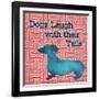 Patterned Pets Dog IV-Paul Brent-Framed Art Print