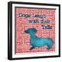 Patterned Pets Dog IV-Paul Brent-Framed Art Print