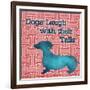 Patterned Pets Dog IV-Paul Brent-Framed Art Print