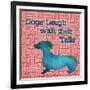 Patterned Pets Dog IV-Paul Brent-Framed Art Print