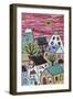 Patterned Roofs-Karla Gerard-Framed Giclee Print